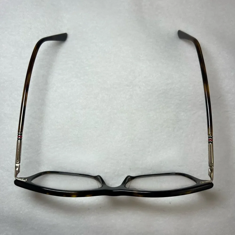 Gucci Eyeglasses Frames GG0519O Flex Fit Square Full Rim 55-17 Havana Gold Italy